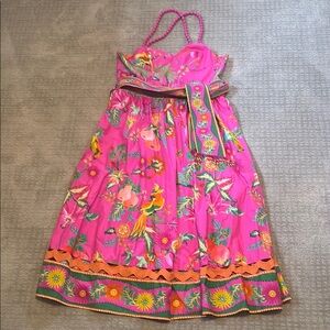 FARM Rio Pink Floral Dress